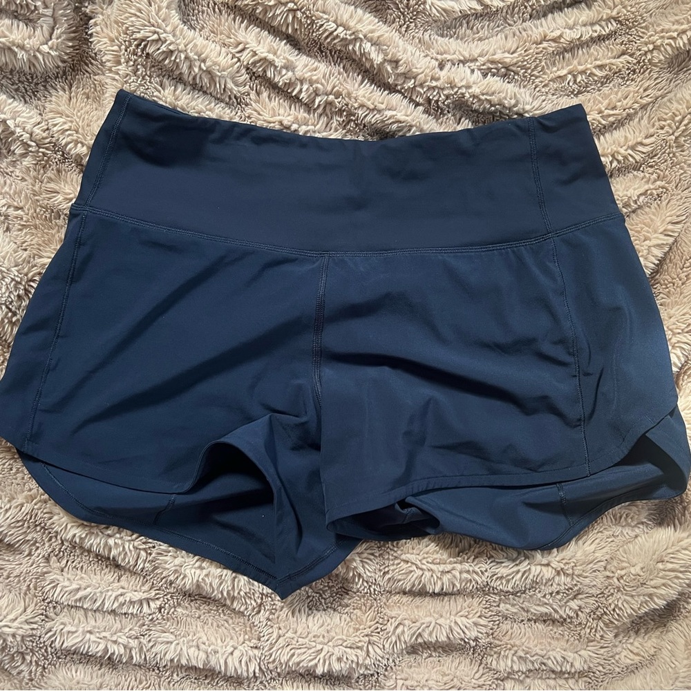 Navy Blue Lululemon Athletic Shorts